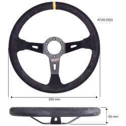 Volant tulipe ø320mm + boule - H=100mm - 83943