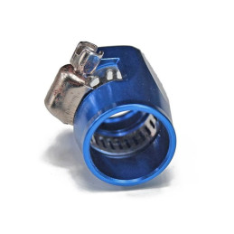 Collier de serrage alu bleu...